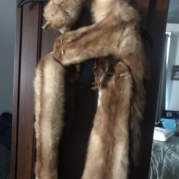 Mink scarf 1930s - Picture 2 of 4